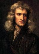 Sir Godfrey Kneller Isaac Newton oil on canvas